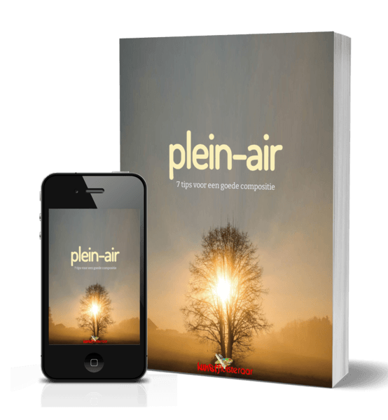 het gratis E book plein air schilderen 7 tips voor een Oede compositie